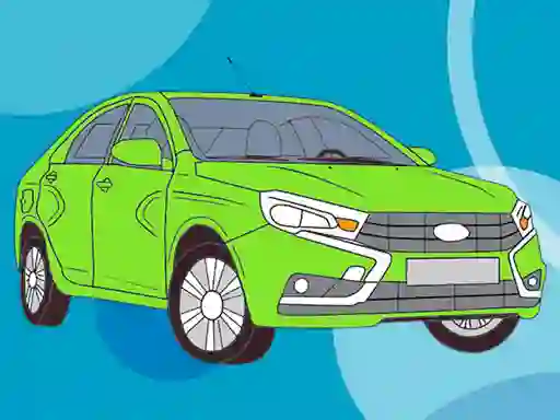 Hra Russian Cars Coloring Book online