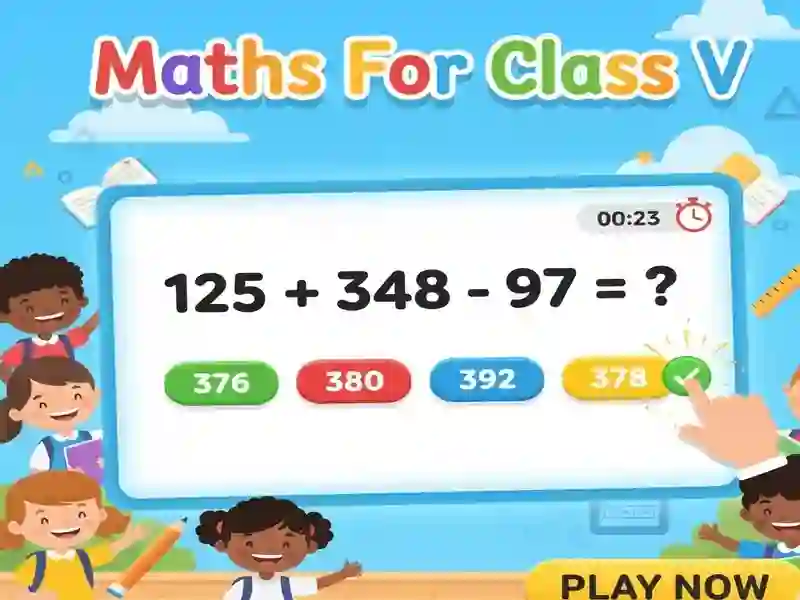 Hra Maths For Class V online