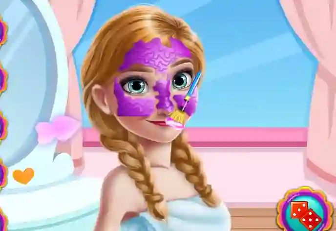 Hra Ice Princess Fruity Skin Care online