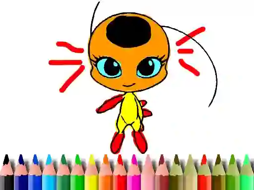 Hra Back To School: Dotted Girl Coloring online