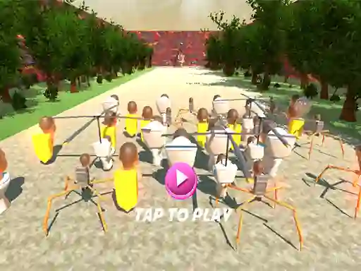 Hra SQUID TOILET 3D online