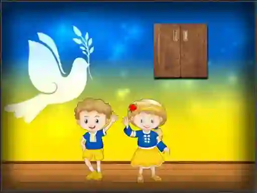 Hra Amgel Peace Room Escape online