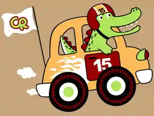Hra Fast Racing Cars Coloring online