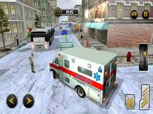 Hra Modern city ambulance simulator online