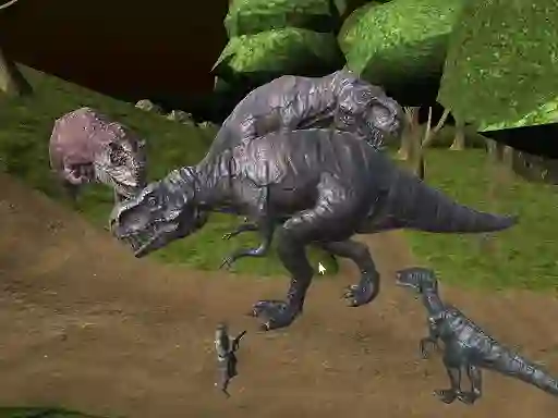 Hra Mightnight Multiplayer Dinosaur Hunt online