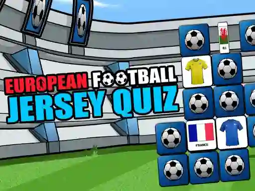 Hra European Football Jersey Quiz online