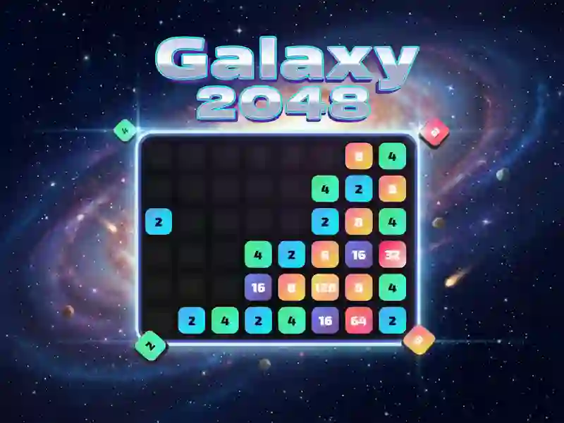 Hra Galaxy 2048 online