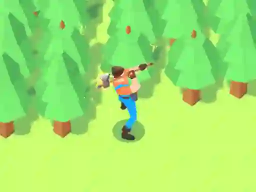 Hra Idle Lumberjack 3D online
