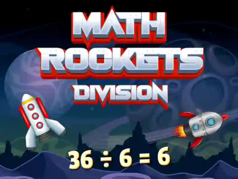 Hra Math Rockets Division online