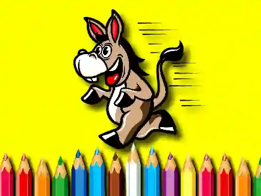 Hra Back To School Coloring Book Donkey online