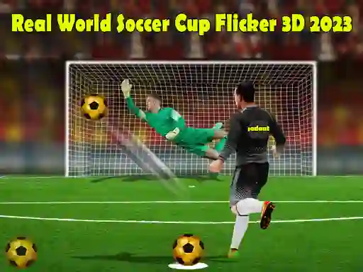 Hra Real World Soccer Cup Flicker 3D 2023 online