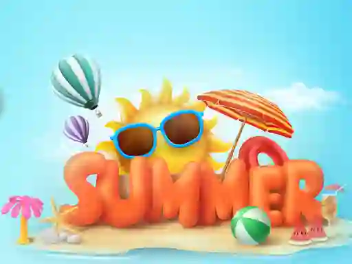 Hra Happy summer jigsaw puzzle online