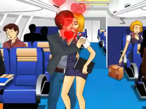 Hra Air Hostess Kissing online