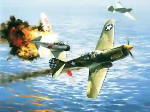 Hra Aviation Art Air Combat Slide online