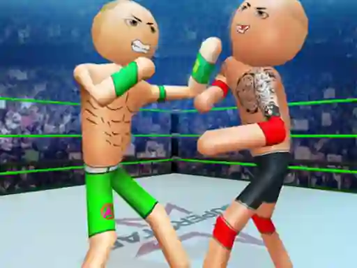 Hra Police Stick Man Wrestling Fighting online