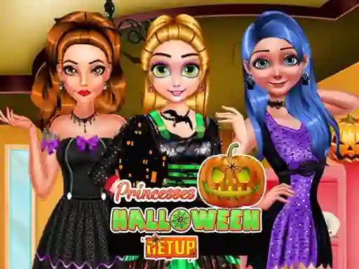 Hra Princesses Halloween Getup online