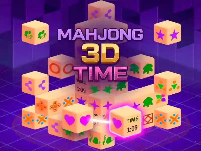 Hra Mahjong 3D Time online