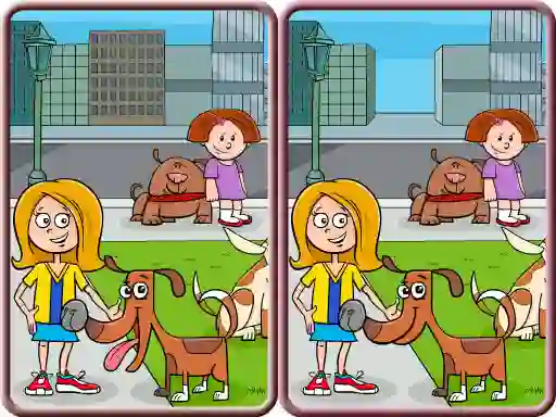 Hra Spot The Differences City online