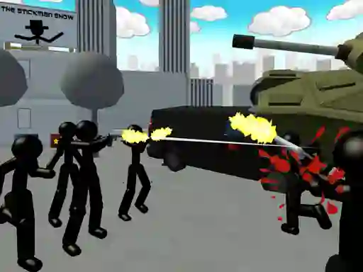 Hra Stickman City Shooting 3d online