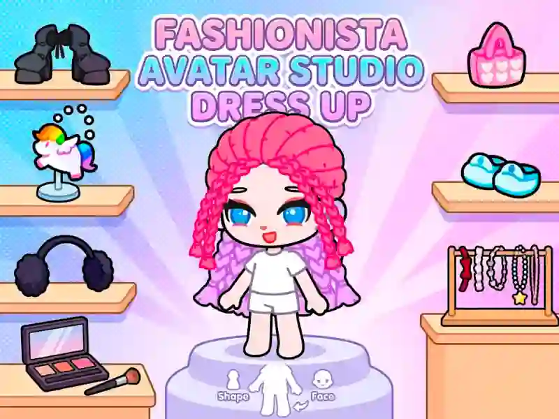 Hra Fashionista Avatar Studio Dress Up online
