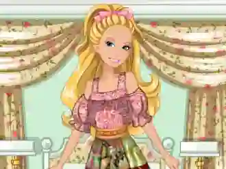 Hra Barbie's Patchwork Peasant Dress online