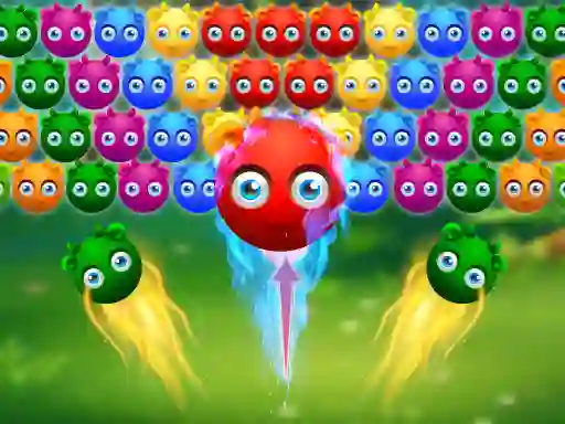 Hra Cute Monster Bubble Shooter online
