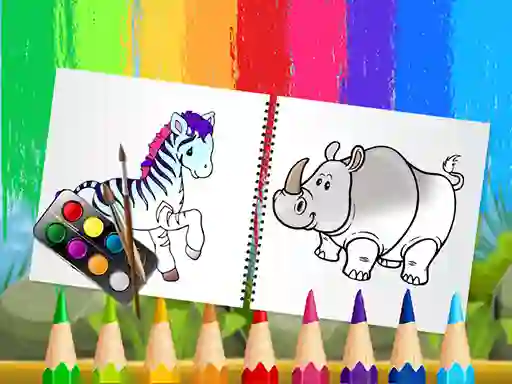 Hra Funny Animals Coloring Book online