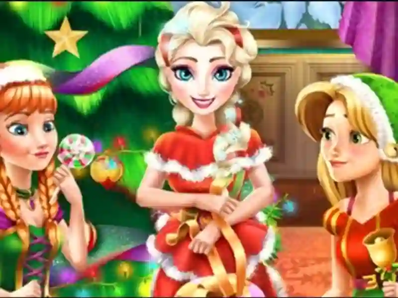 Hra Disney Princess Christmas Party online