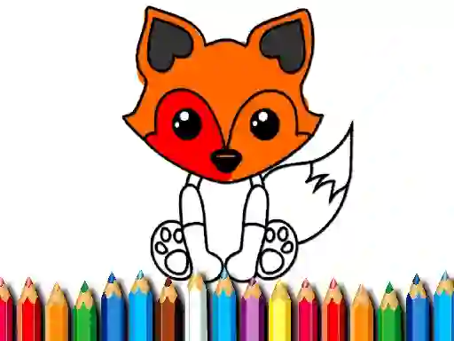 Hra Fox Coloring Book online