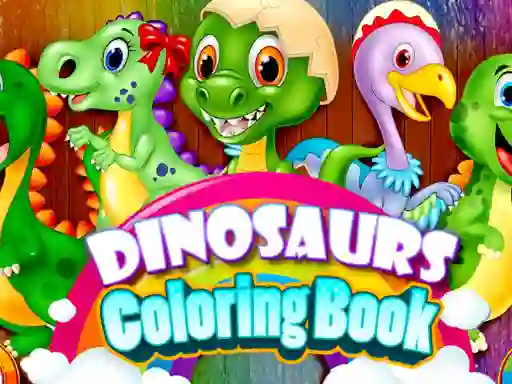 Hra Dinosaurs Coloring Book online