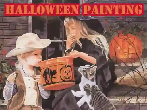 Hra Halloween Painting online