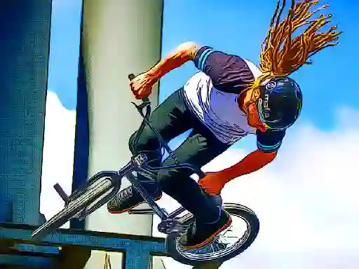 Hra bmx bikes jigsaw online
