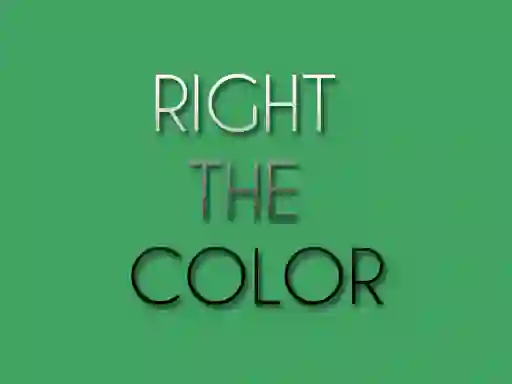 Hra Right the Color online