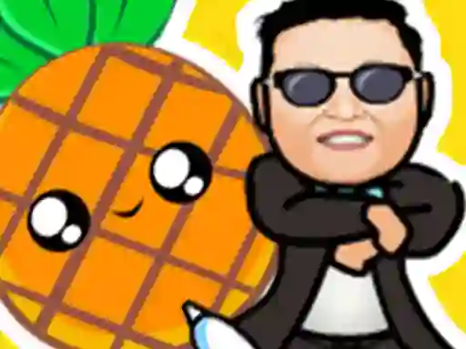 Hra Pineapple and pen vs gangnam style online