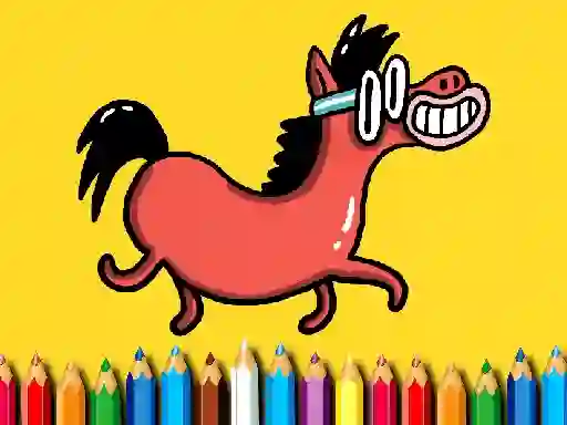 Hra Back To School: Pony Coloring Book online