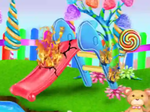 Hra Candy Garden Cleaning online