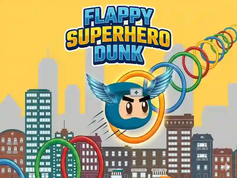 Hra Flappy Superhero Dunk online