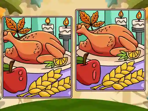 Hra Thanksgiving Spot The Differences online