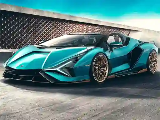 Hra Lamborghini Sian Roadster Puzzle online