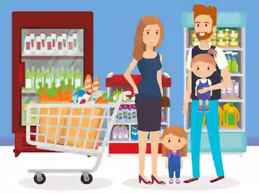 Hra Happy Shopping Jigsaw online