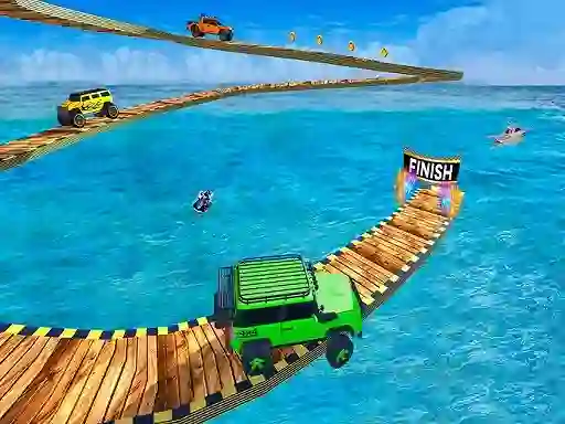 Hra Impossible Tracks Jeep Stunts Driving online