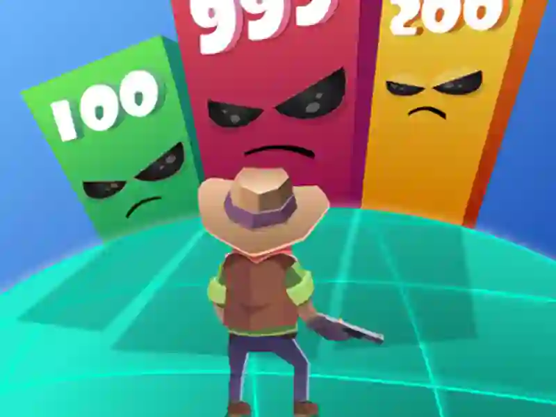 Hra Shoot Block Rush 3D online