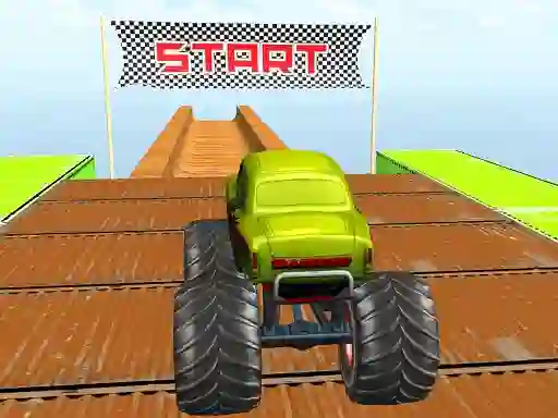 Hra Mega ramp Monster truck online