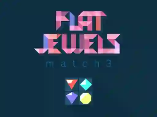 Hra Flat jewels match 3 online