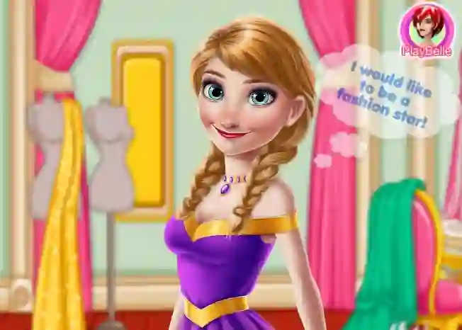 Hra Ice Princess Modeling Carrer online