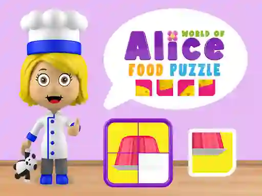 Hra World of Alice Food Puzzle online