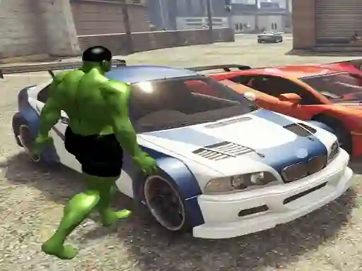 Hra Chained Car vs Hulk online