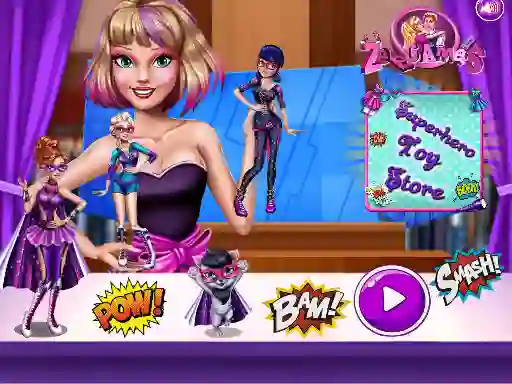 Hra Superhero Toy Shop online