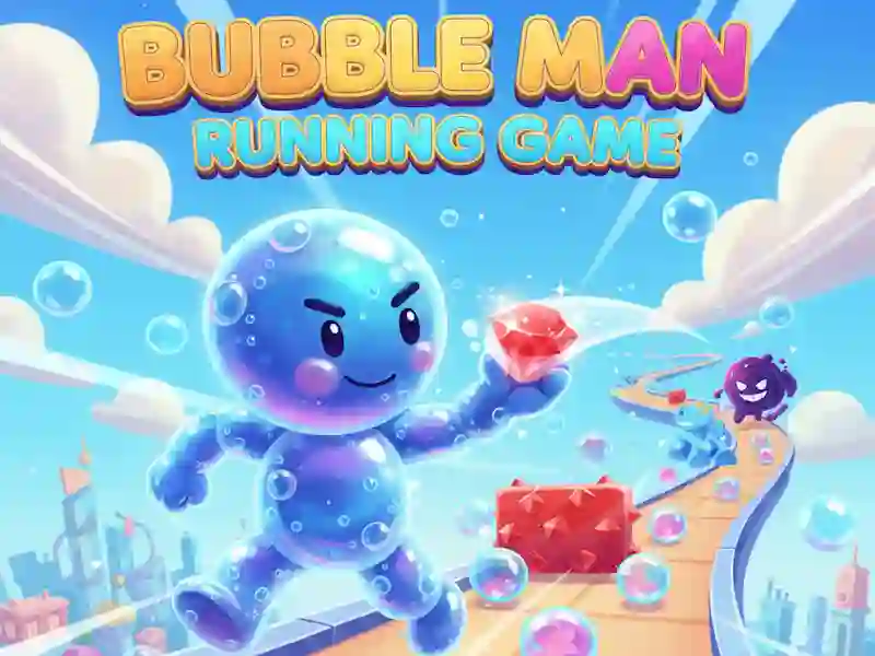 Hra Bubble Man Running Game online