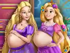 Hra Goldie Princesses Pregnant BFFs online